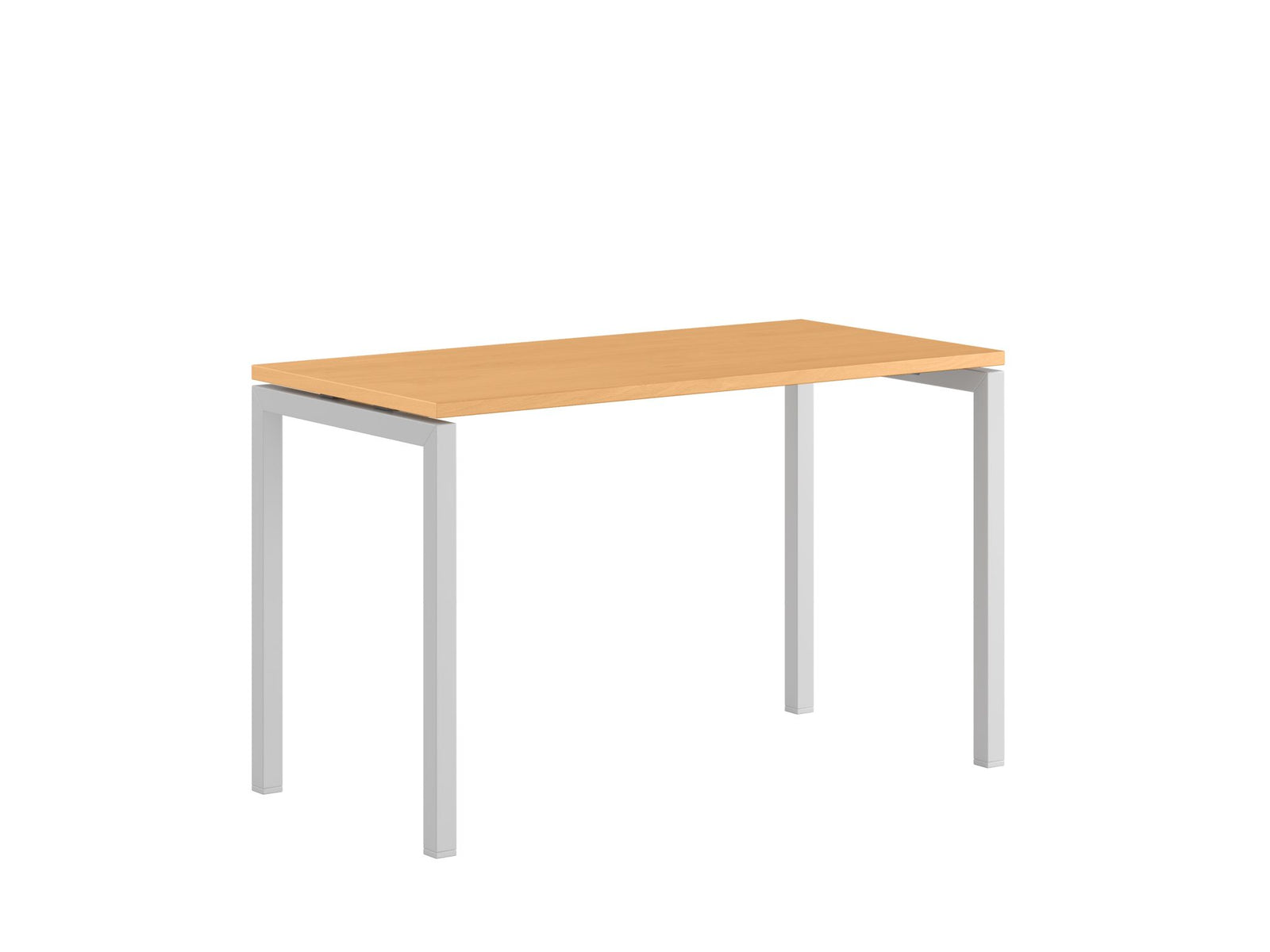 Produktbillede af Luna U Bord 120x60cm Bøg-hvid på tilbud