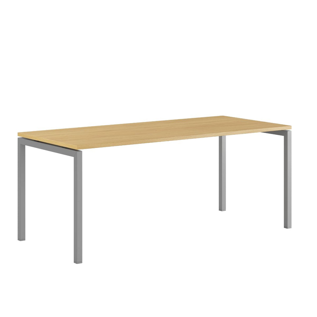 Produktbillede af Luna U Bord 180x80cm Eg-grå på tilbud