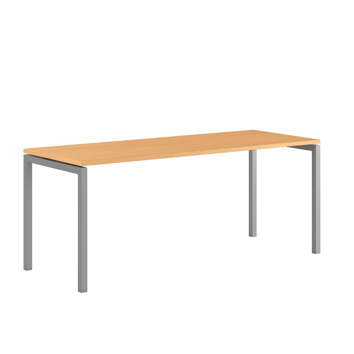 Produktbillede af Luna U Bord 180x70cm Bøg-grå på tilbud
