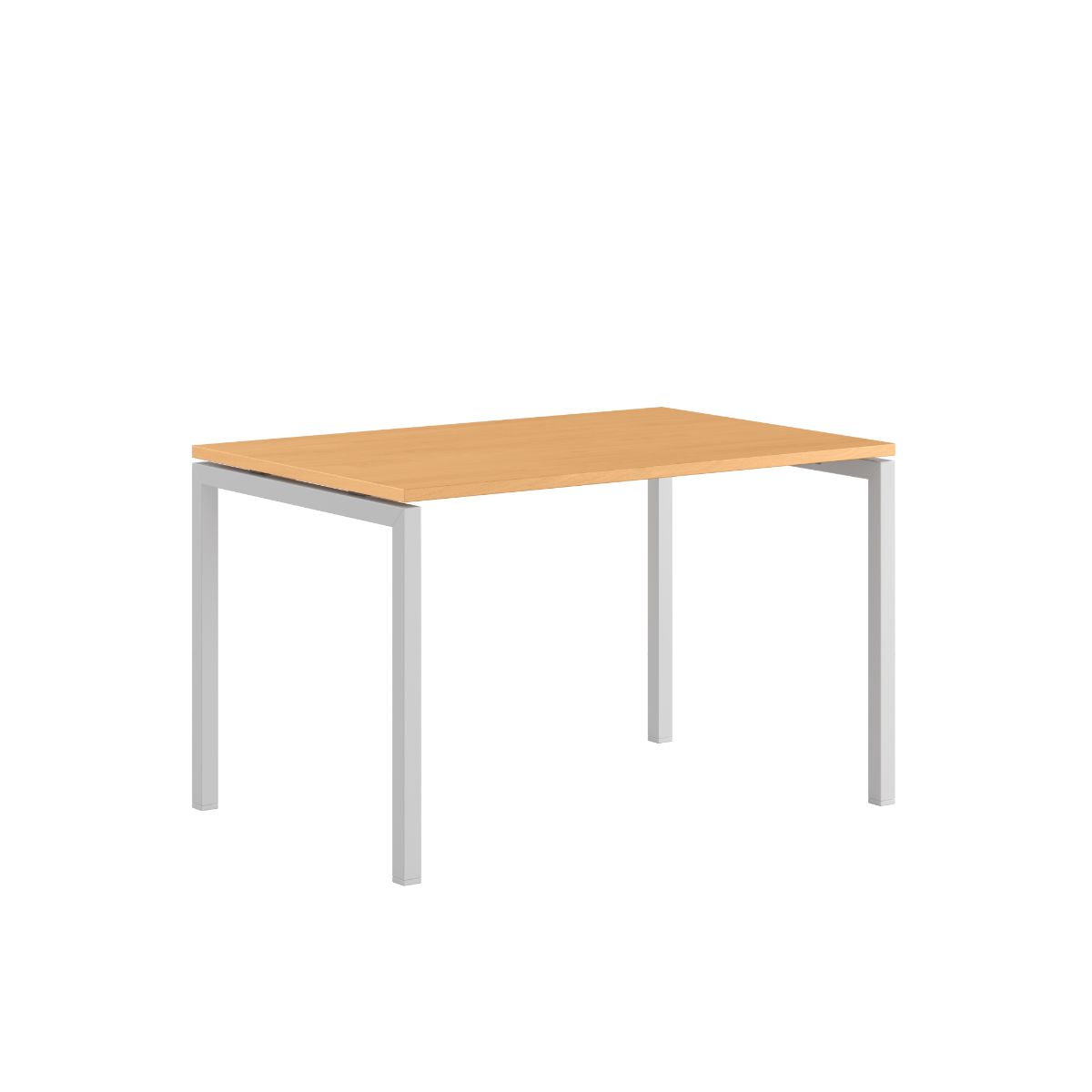 Produktbillede af Luna U Bord 120x80cm Bøg-hvid på tilbud