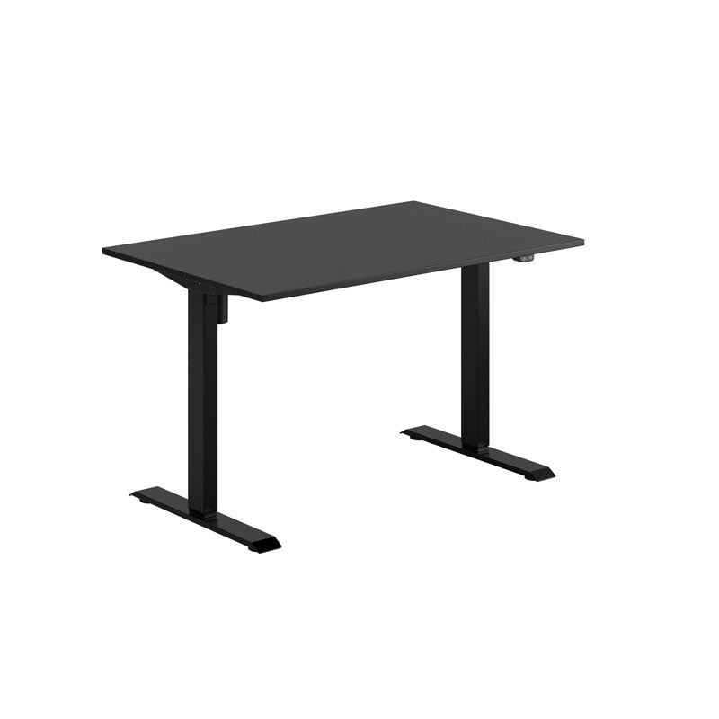 Produktbillede af EASY Hæve/Sænkebord m/1 motor 120x80cm Sort sort på tilbud