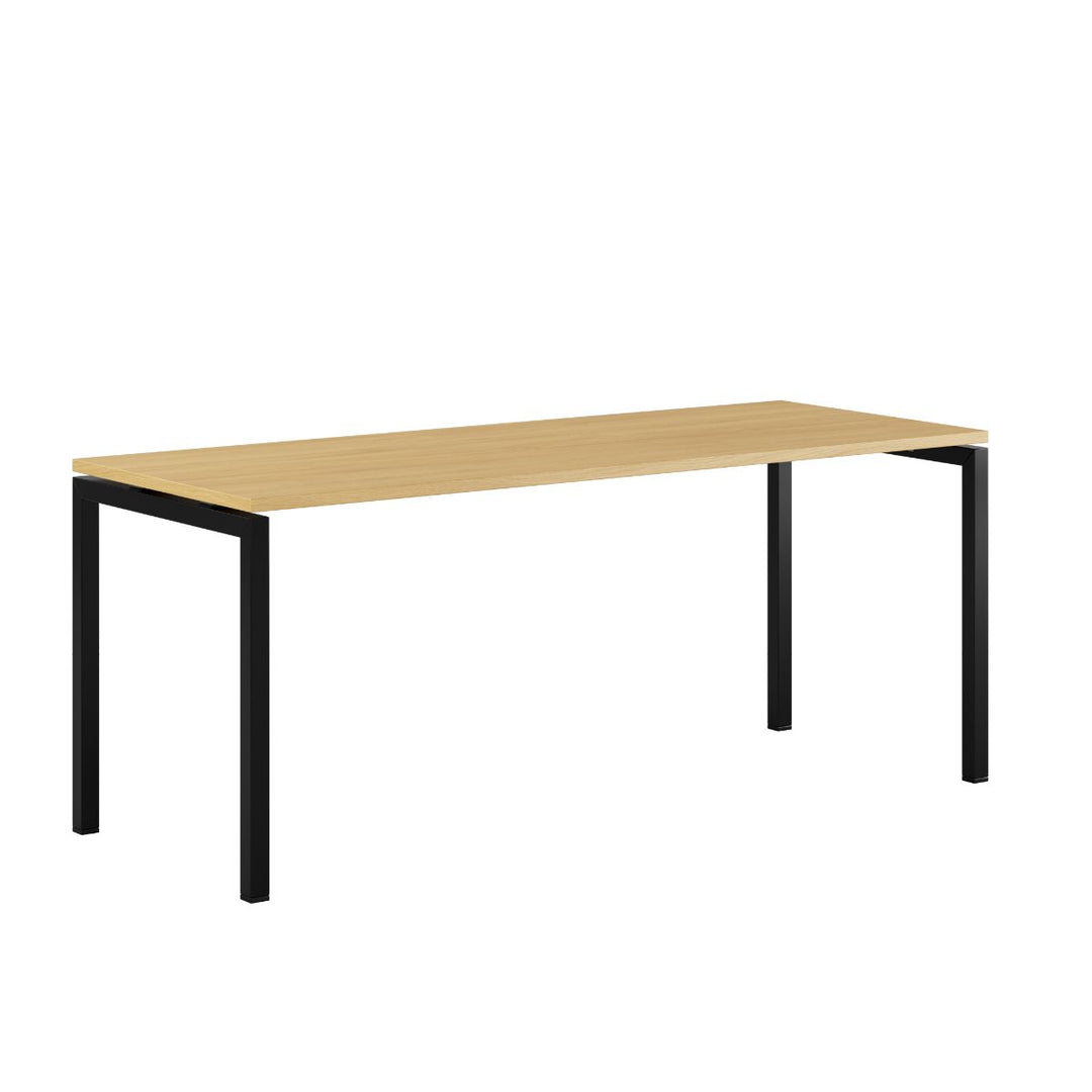 Produktbillede af Luna U Bord 180x70cm Eg-sort på tilbud