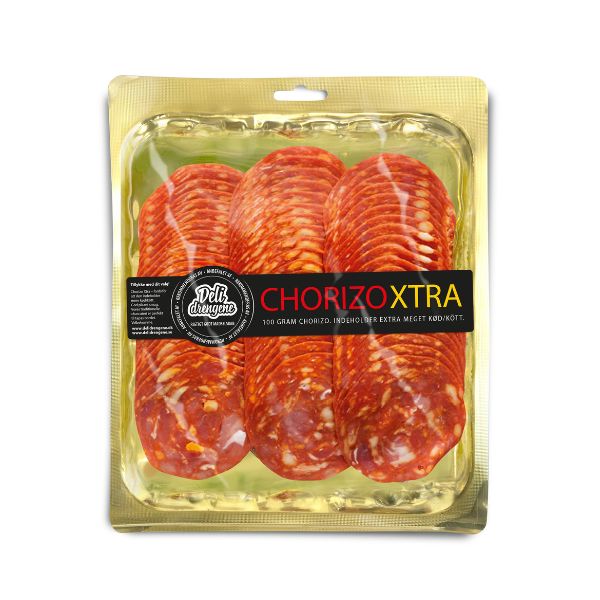 Produktbillede af Chorizo Extra 100gram Deli Drengene på tilbud – premium kvalitet og detaljer