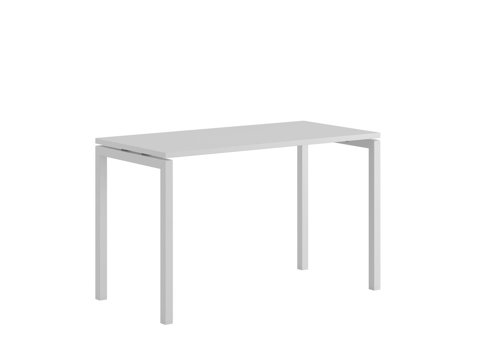 Produktbillede af Luna U Bord 120x60cm Hvid-hvid på tilbud