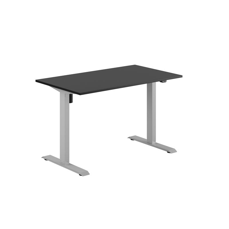 Produktbillede af EASY Hæve/Sænkebord m/1 motor 120x70cm Sort-grå på tilbud