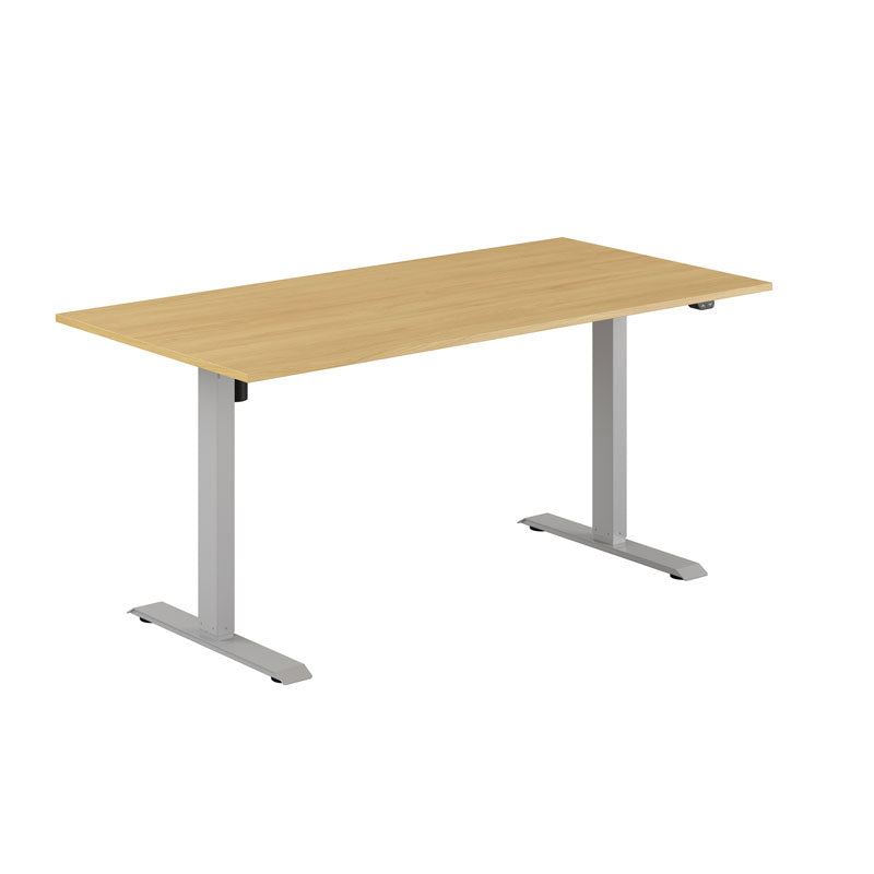Produktbillede af EASY Hæve/Sænkebord m/1 motor 160x80cm Eg-grå på tilbud