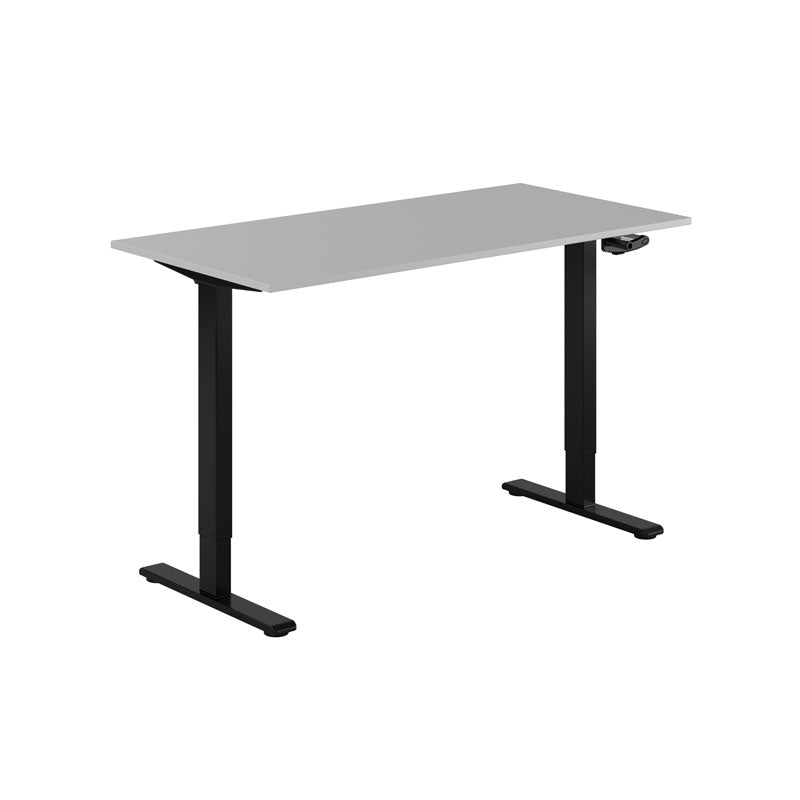 Produktbillede af ECO Hæve/Sænkebord manuelt 140x70cm Urban-hvid på tilbud