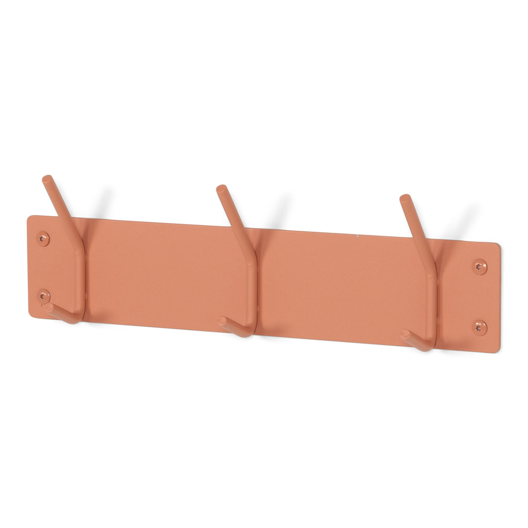 SPINDER DESIGN Fusion 3 knagerække m. 3 knager clay terra stål