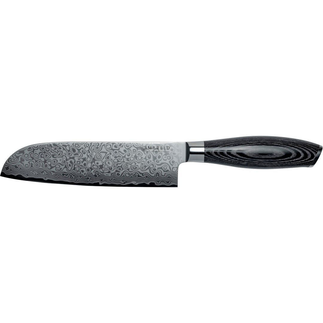 Mareld Mareld Akio santokukniv 18 cm, sort ❤ frontbillede (Santokuknive)