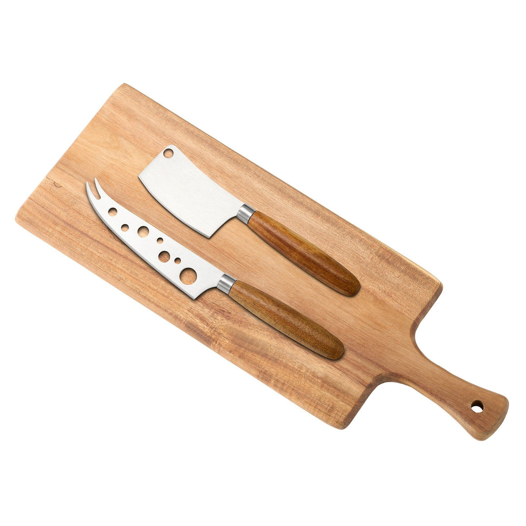Dorre Dorre Sany serveringsbræt 41 x 15 cm & 2 osteknive ❤ produktfoto i kategorien Serveringsbakke