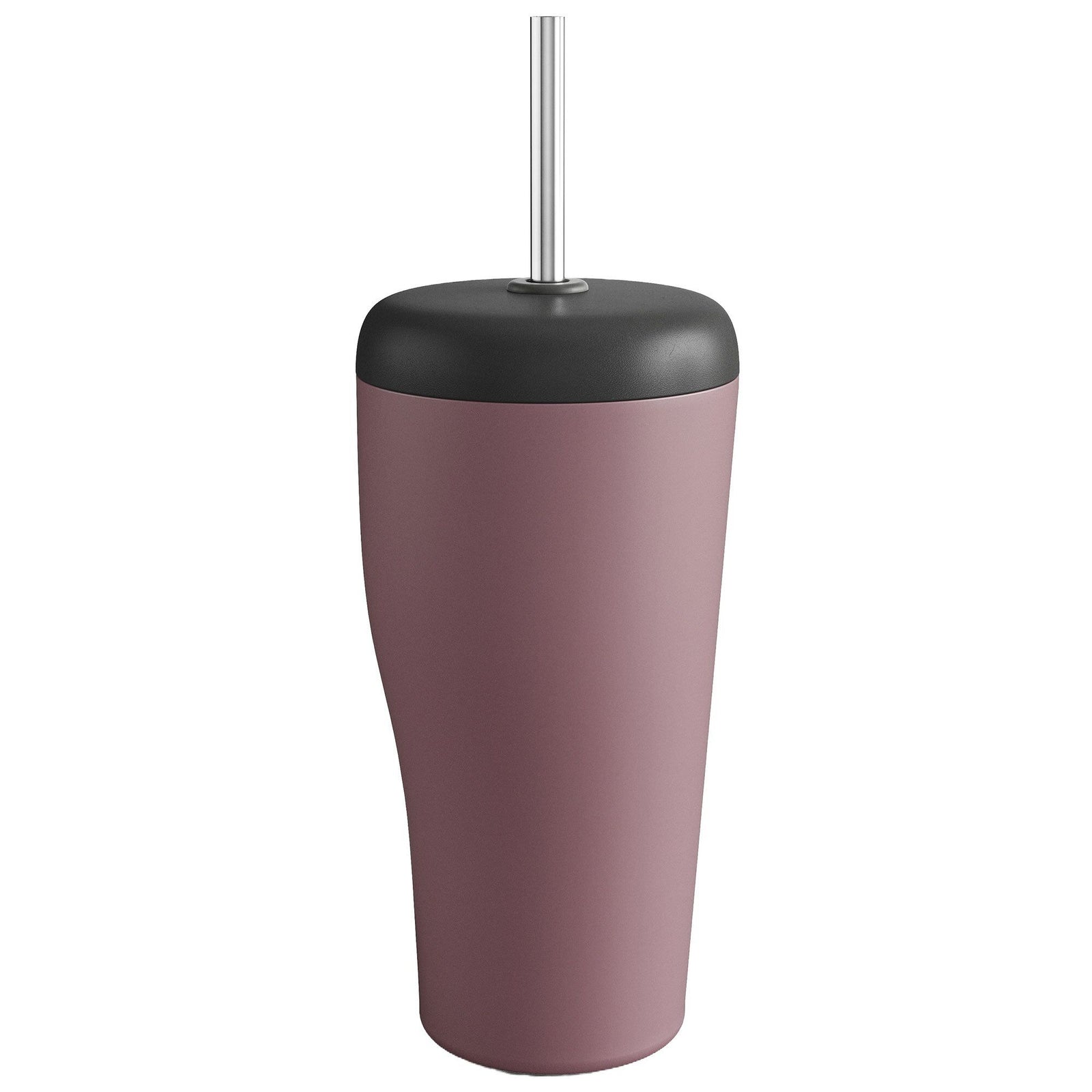 Georg jensen Georg jensen Sky termokop + sugerør, lyserød – frontbillede (Termokop)