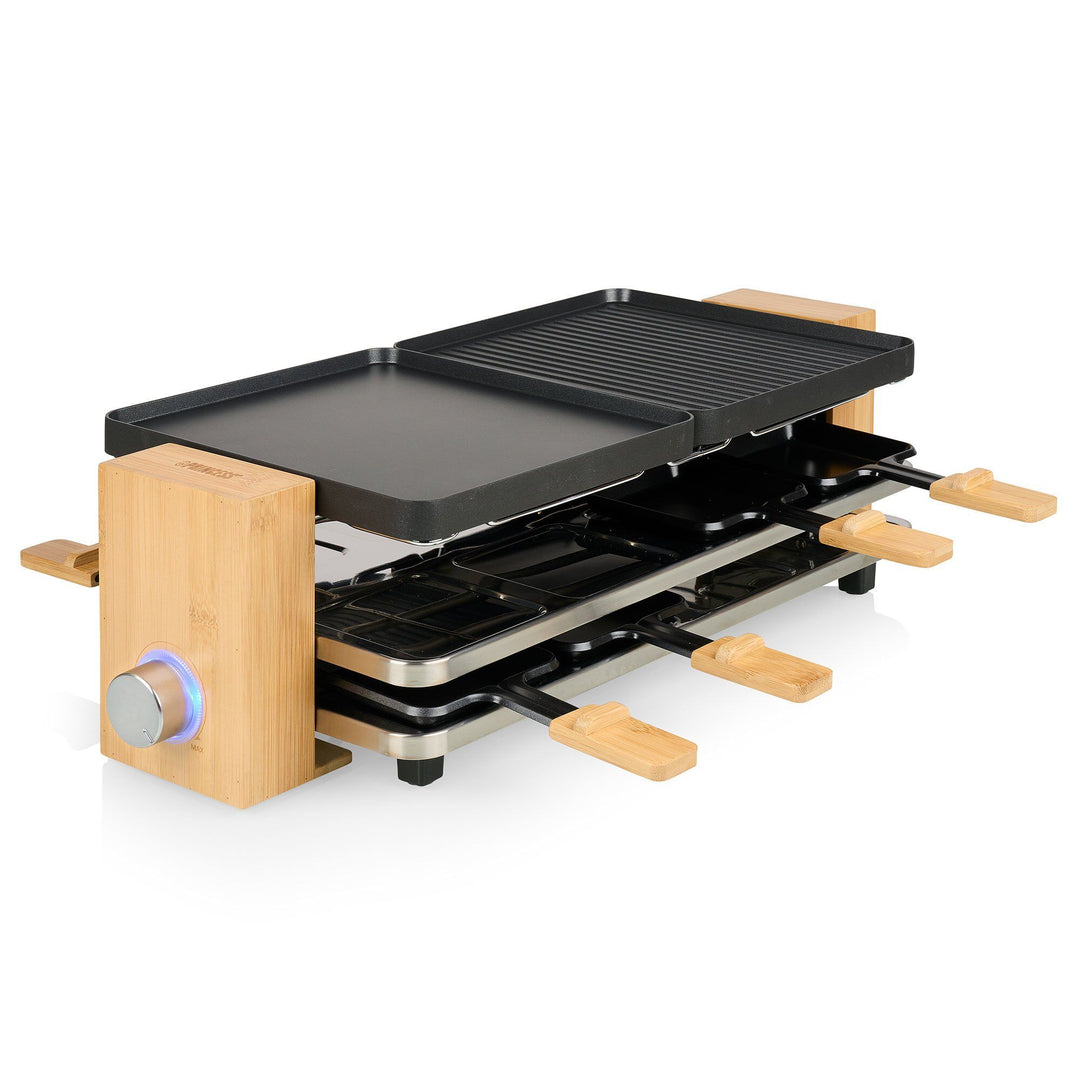 Princess Princess Pure 8 raclettegrill – vinkelbillede (Raclettejern)