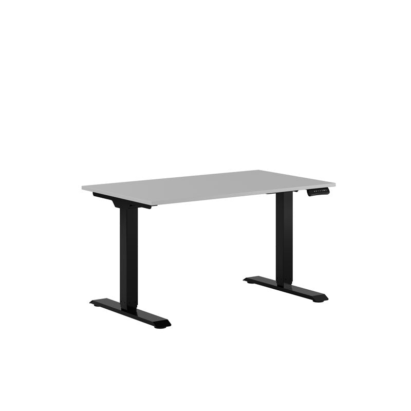 Produktbillede af Premium Hæve/Sænkebord m/2 motorer 120x70cm Grå-sort på tilbud