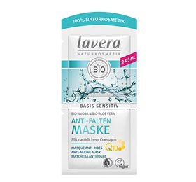 Produktbillede af Lavera Face Mask Q10 Anti-Ageing Basis Sensitiv 10 ml. X på tilbud