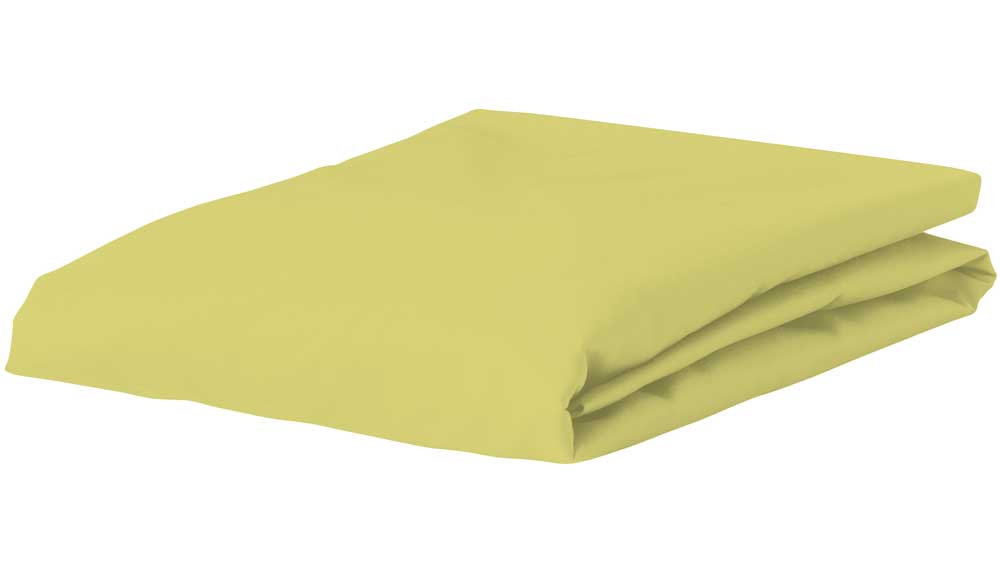Produktbillede af Essenza Satin Faconlagen Lime 140x200 Halvanden på tilbud i høj kvalitet