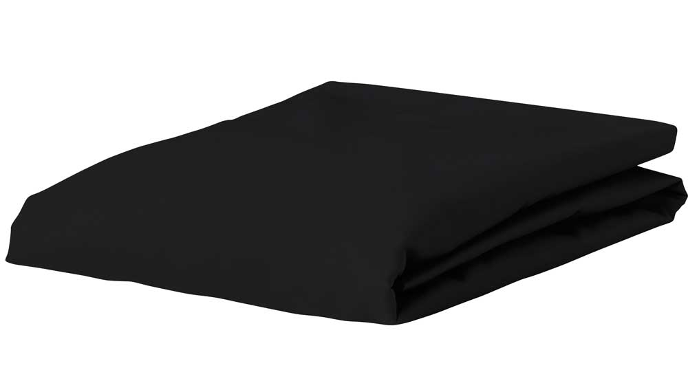 Produktbillede af Essenza Faconlagen Sort 140x200 Halvanden på tilbud i høj kvalitet