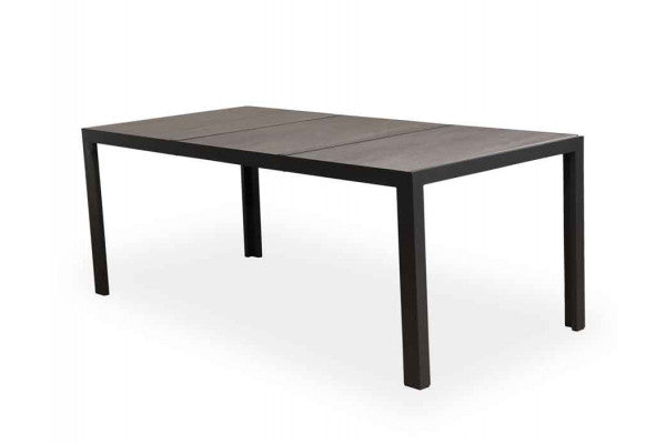 Keramik Havebord - 90x195 cm - Grå