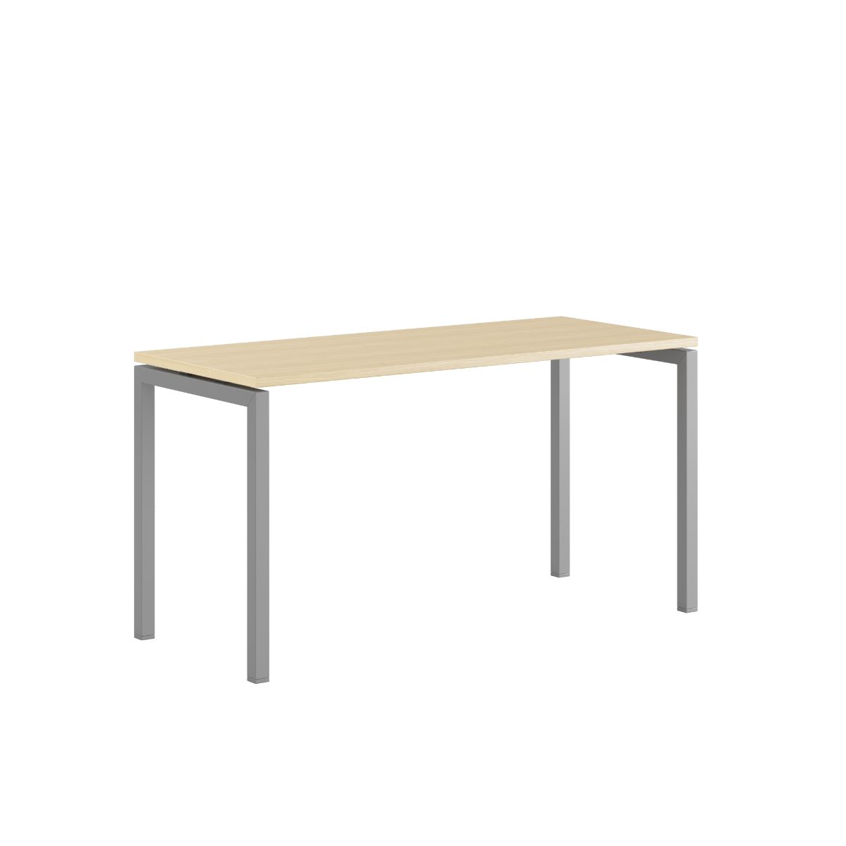 Produktbillede af Luna U Bord 140x60cm Birk-grå på tilbud