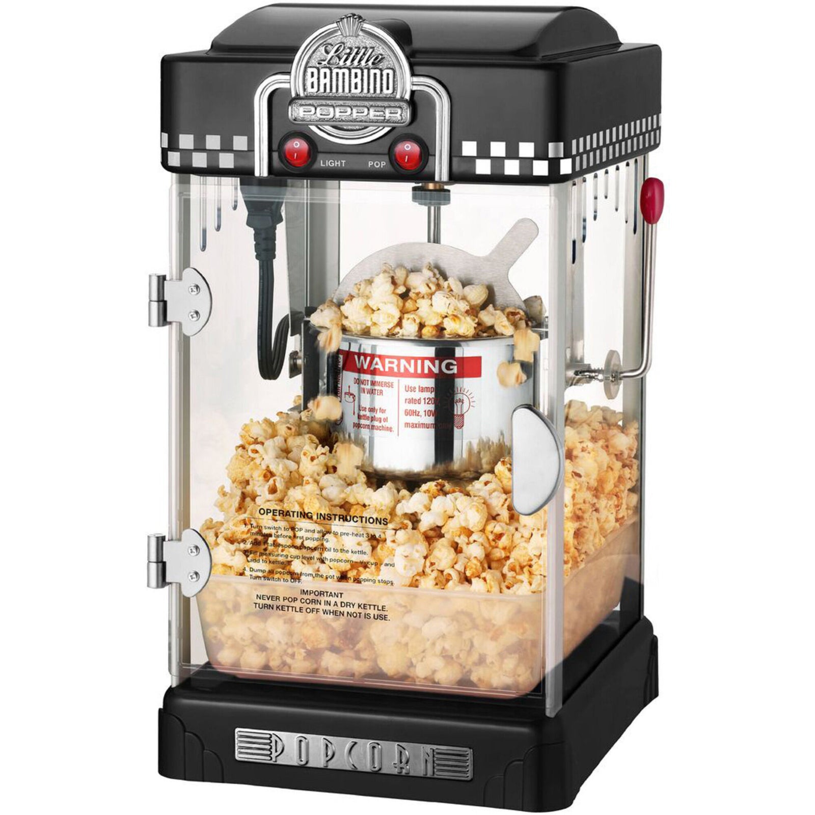 Great northern popcorn company Great northern popcorn company Little Bambino Popcornmaskine – close-up (Popcornmaskine)