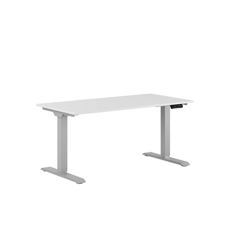 Produktbillede af Premium Hæve/Sænkebord m/2 motorer 140x70cm Bøg-hvid på tilbud
