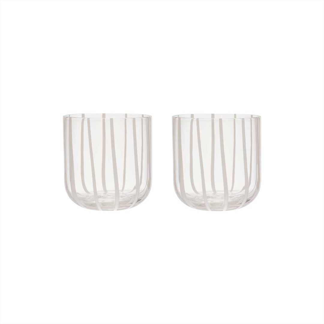 OYOY LIVING Mizu Glas 2 stk Klar Glas