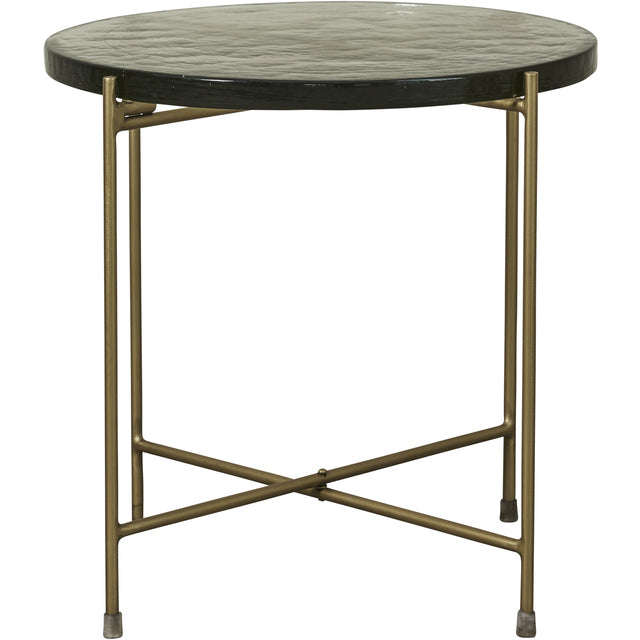 Produktbillede af LENE BJERRE MARLA SIDE BORD RØG/L. GULD 45 i premium kvalitet