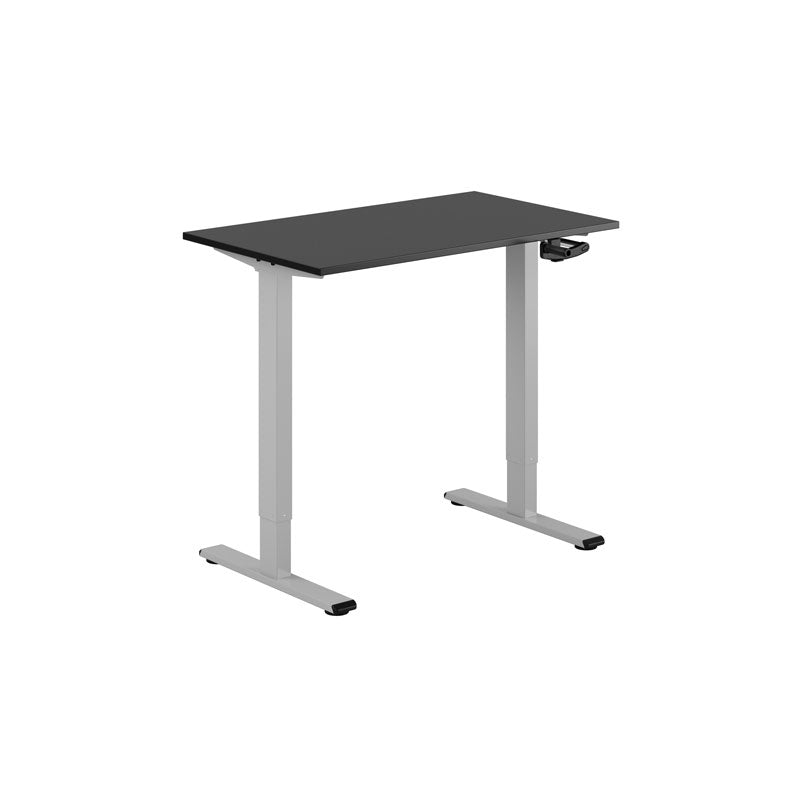Produktbillede af ECO Hæve/Sænkebord manuelt 100x60cm Sort-grå på tilbud