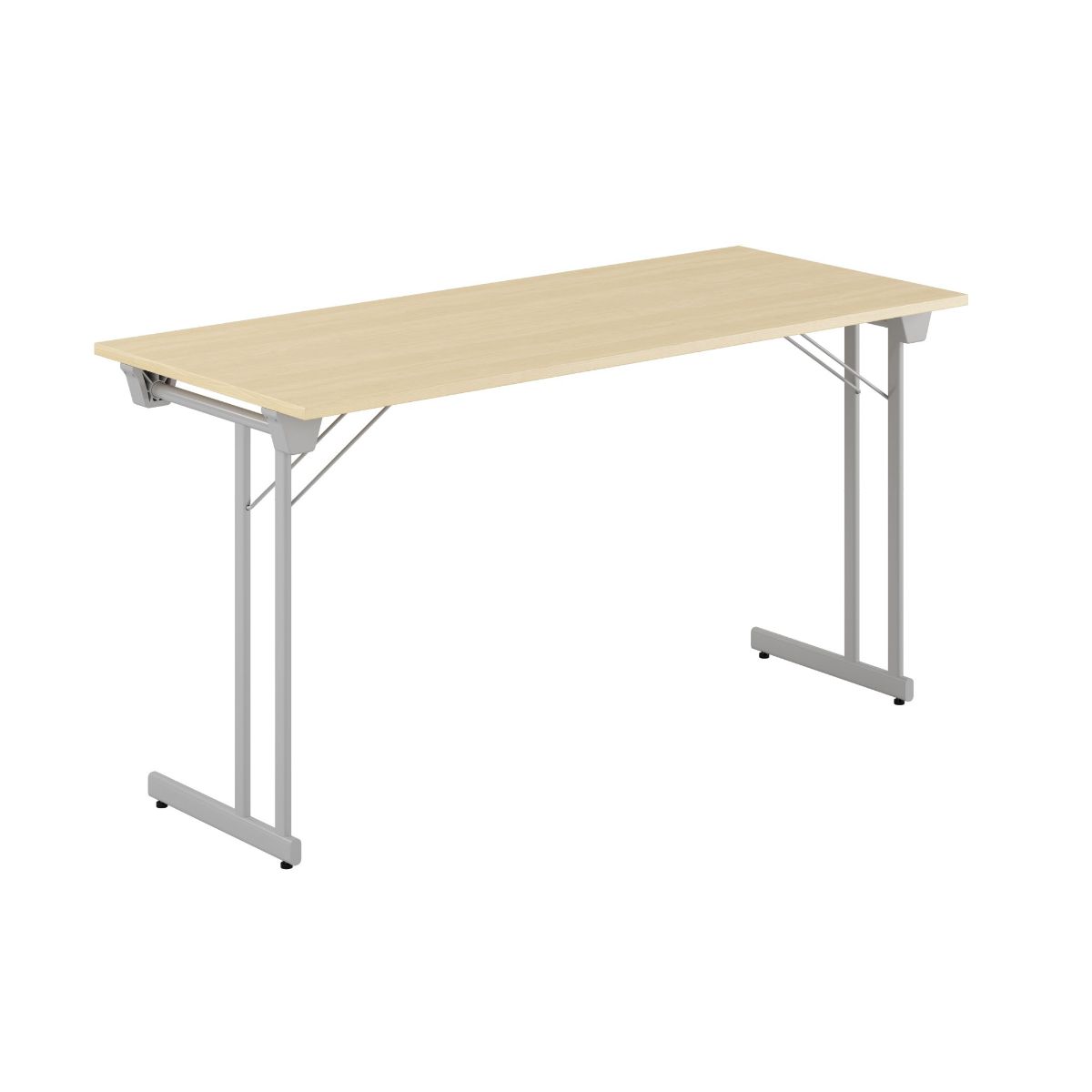 Produktbillede af Kongress Style 140x60cm Sammenklappeligt bord Birk-grå på tilbud