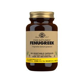 Produktbillede af Solgar Fenugreek Bukkehornsfrø 100 kap. på tilbud
