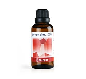 Produktbillede af Allergica Ferrum phos. D30 Cellesalt 3 50ml. på tilbud