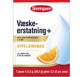 Detaljeret produktbillede af Semper Væskeerstatning+ 38.50 gram på tilbud