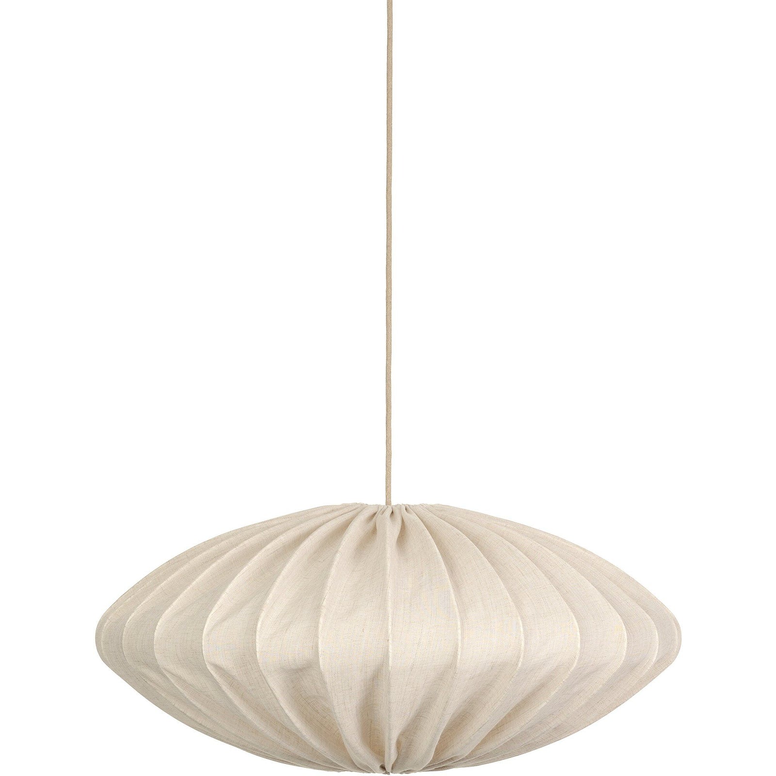 Watt&veke Watt&veke Ellipse loftslampe, 80 cm, hør, naturel – produktfoto (Lampe)