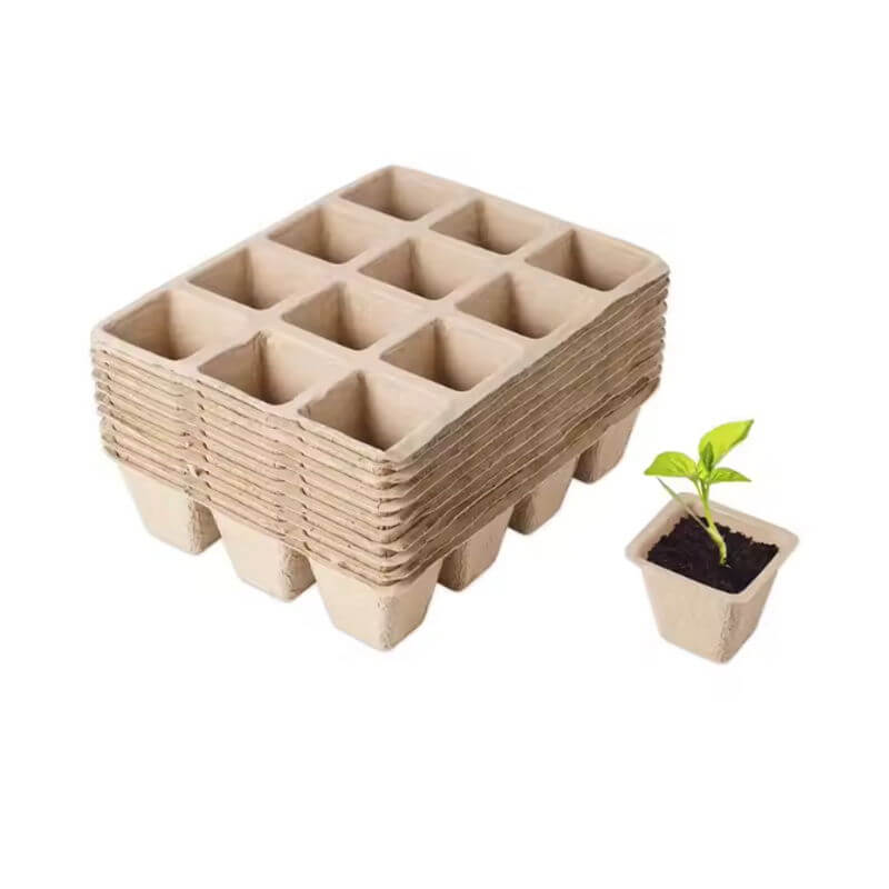 Produktbillede af Fibersåbakke 12 celler 16 x 12 cm 5 stk på tilbud i høj kvalitet