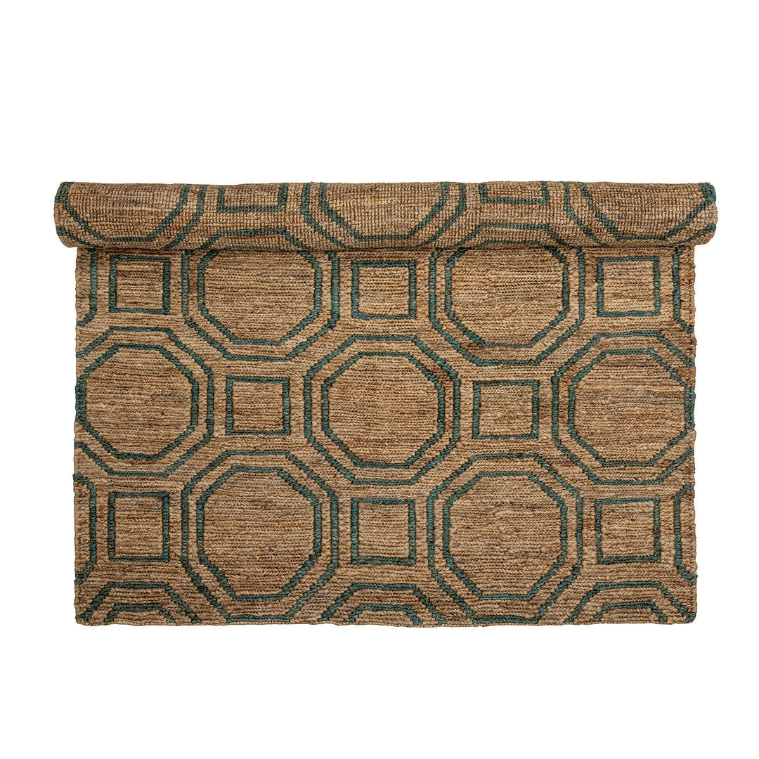 CREATIVE COLLECTION Fry gulvtæppe rektangulær natur jute 210x150