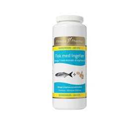 Produktbillede af Fitness Pharma Fisk m. ingefær 180 kap. på tilbud