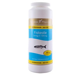 Produktbillede af Fitness Pharma Fiskeolie 500 mg 360 kap. på tilbud