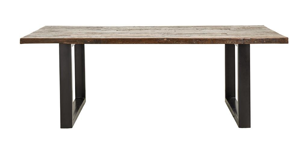 Produktbillede af NORDAL VINTAGE SPISEBORD NATUR SORT 220 i premium kvalitet