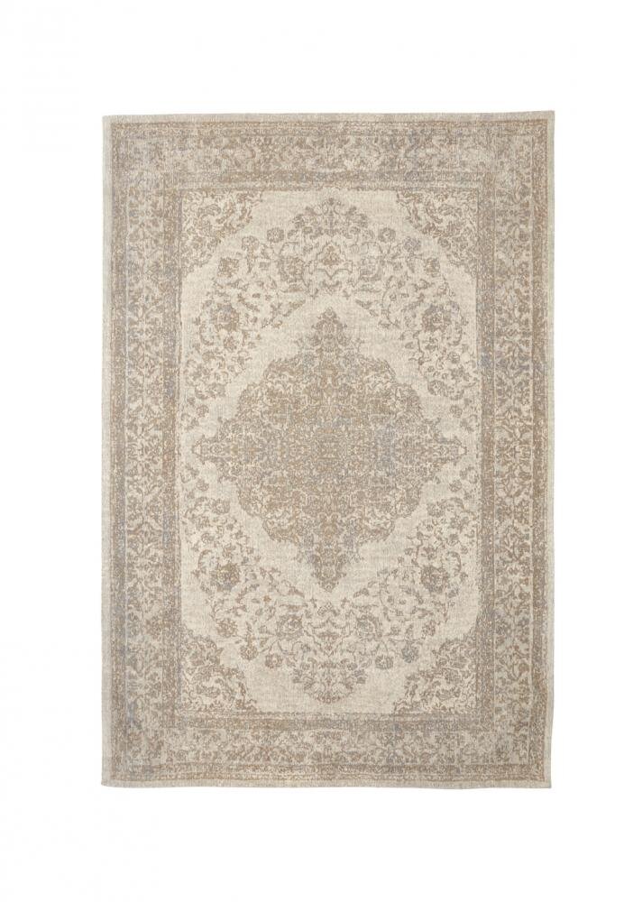 Produktbillede af NORDAL PEARL VÆVET BOMULDSTÆPPE SAND/BEIGE 240 i premium kvalitet