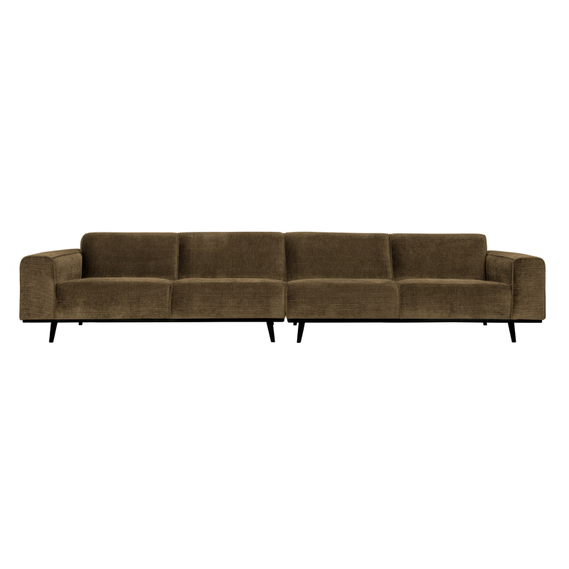 Statement Xl 4-pers Sofa 372 cm Flat Rib Rock