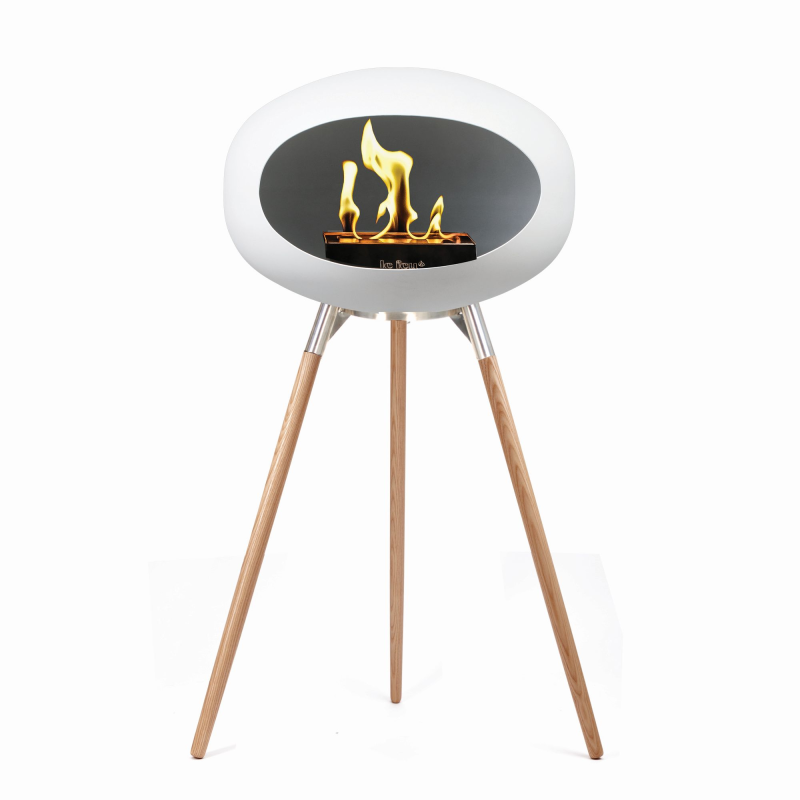 Hvid Biopejs Ground Wood Eg