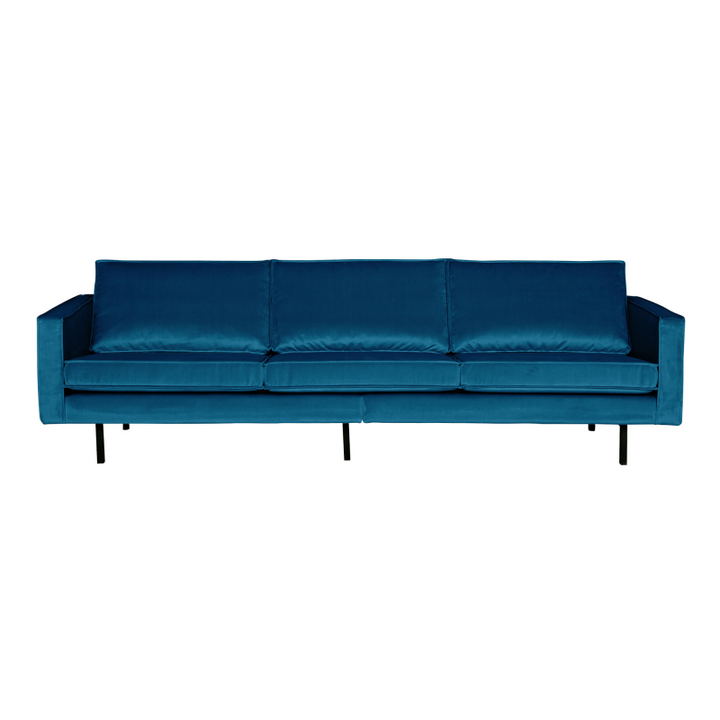 Rodeo 3-pers Sofa Velour Blue