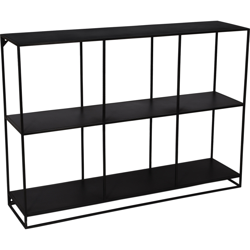 Trademark Living Washington sort reol med 6 rum