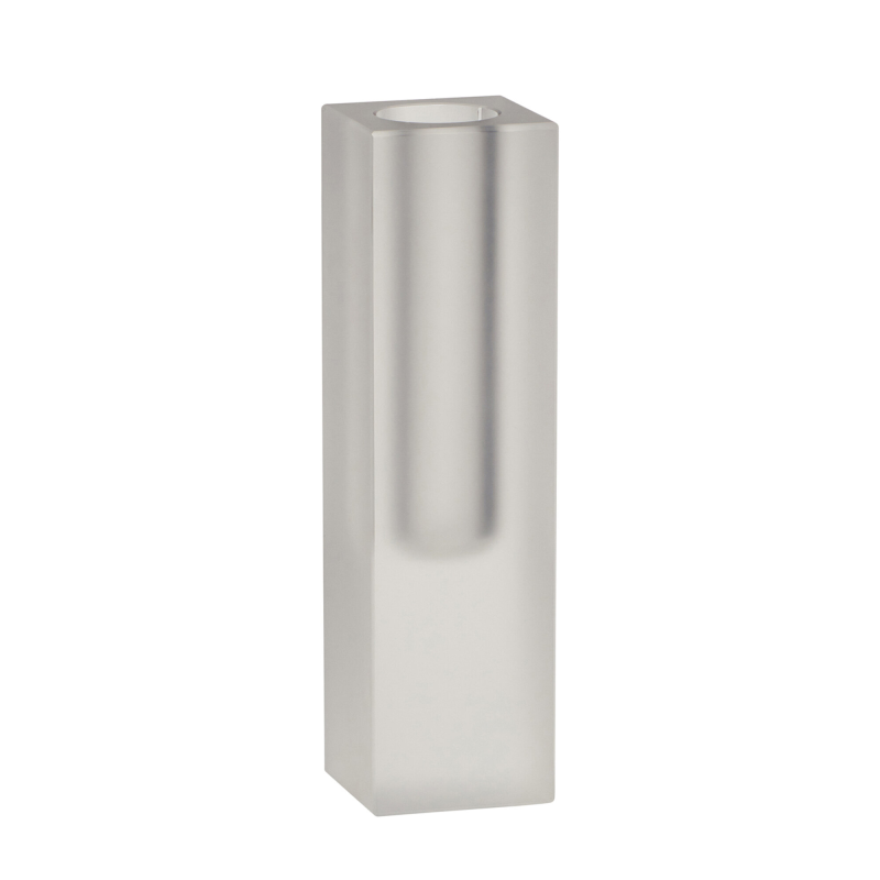 Hübsch Interiør Block - Vase, i Frost Glas
