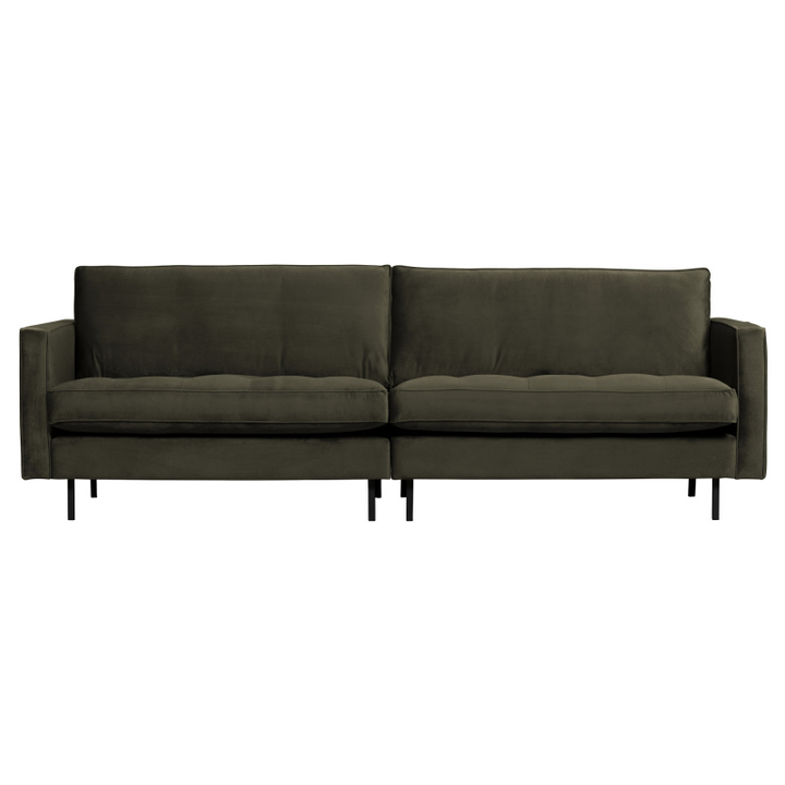BePureHome Rodeo Classic 3-pers Sofa Velour - Dark Green