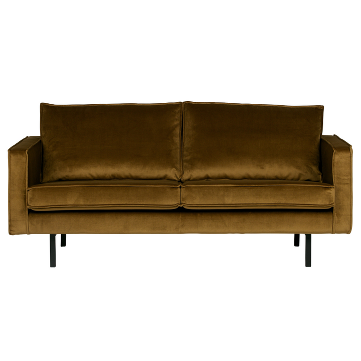BePureHome Rodeo 2,5-pers Sofa Velour - Honey Yellow
