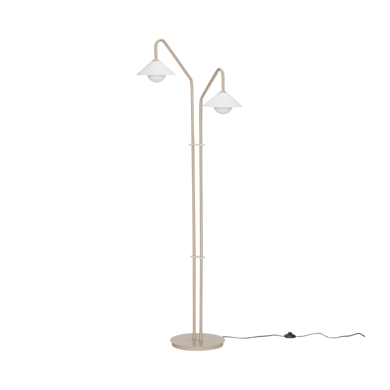 Como Gulvlampe Beige Hvid