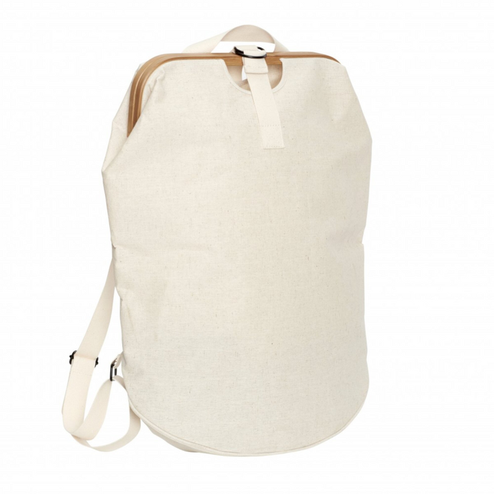 Ecru Vasketøjskurv i Beige/Natur Canvas