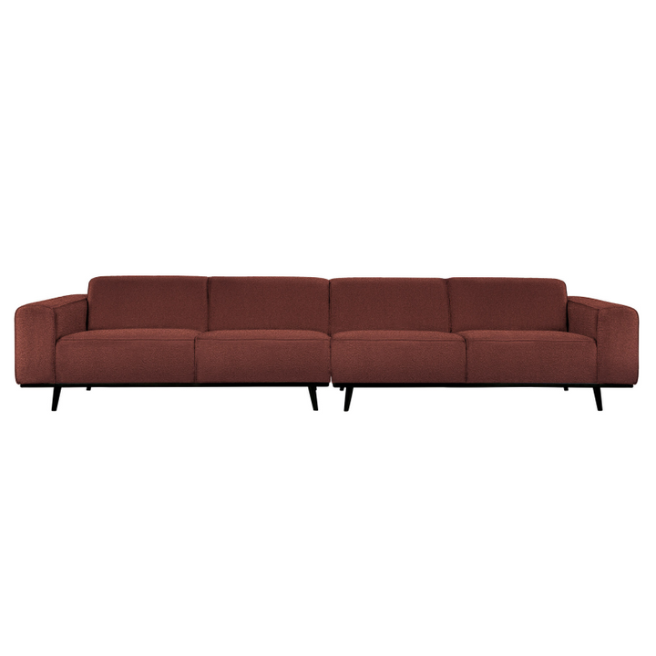 BePureHome Statement Xl 4-pers Sofa 372 cm Boucle - Chestnut