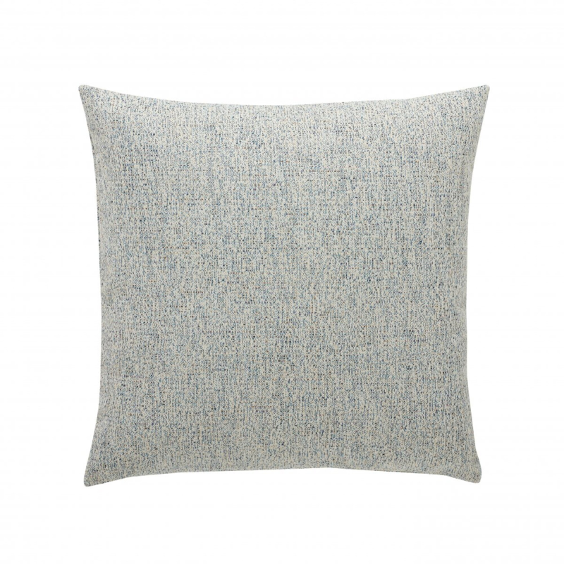 Speckle Pude i Hvid/Blå Stof
