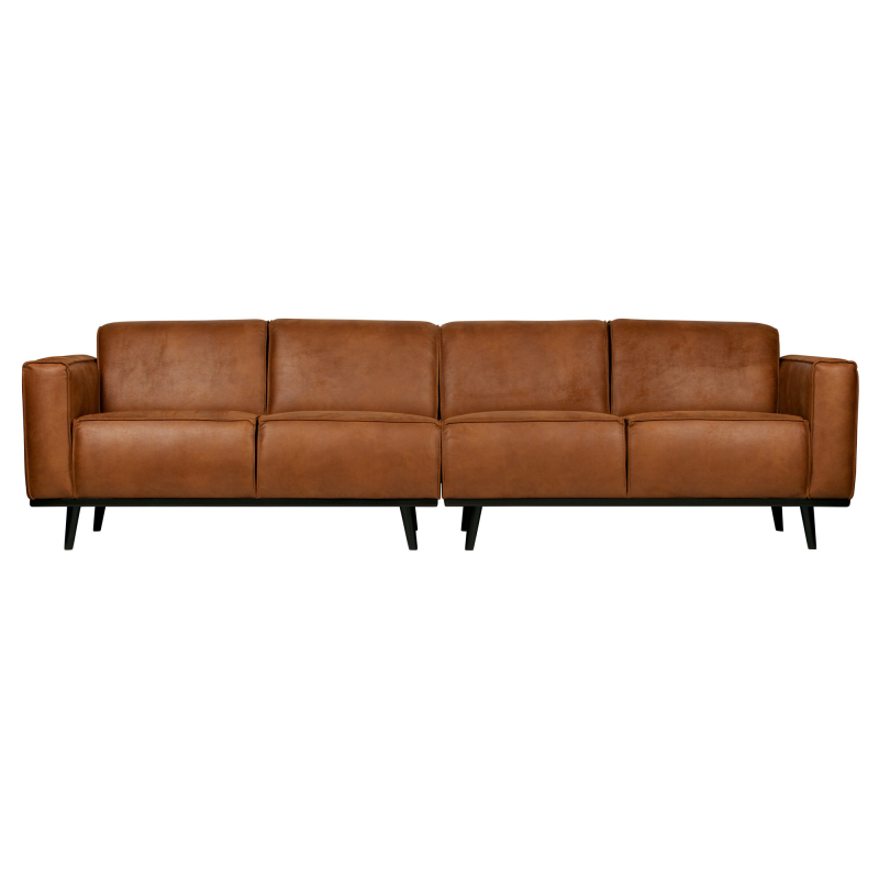 Produktbillede af Statement 4-pers Sofa 280 cm Økolæder Cognac på tilbud i høj kvalitet
